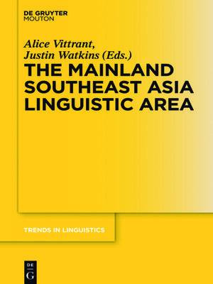 cover image of The Mainland Southeast Asia Linguistic Area